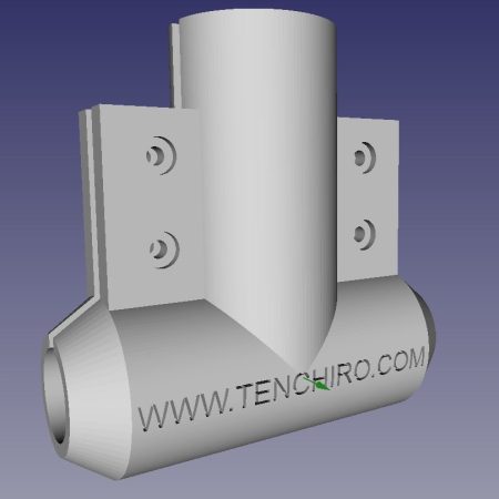 Drone Landing Gear T-Connector 16mm x 10mm | STL/G-CODE Files for 3D Printers
